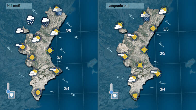 Oratge hui dimecres 3 de novembre