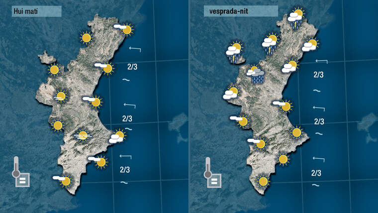 Oratge hui divendres 11 de juny