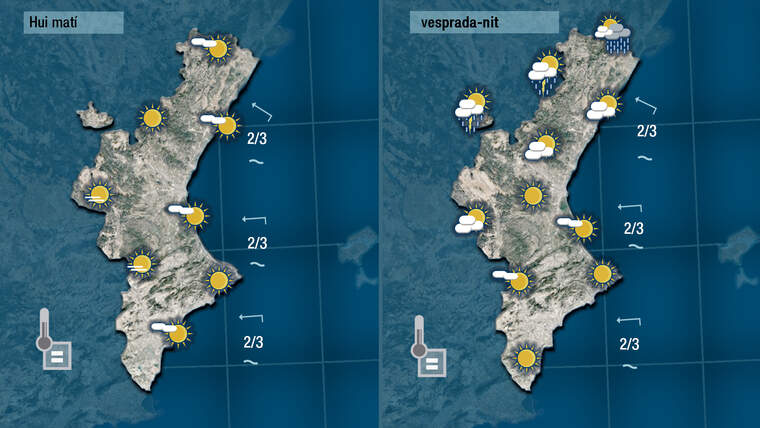 Oratge hui divendres 17 de setembre