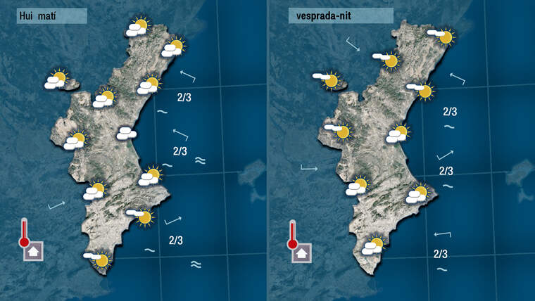 Oratge hui divendres 21 de maig