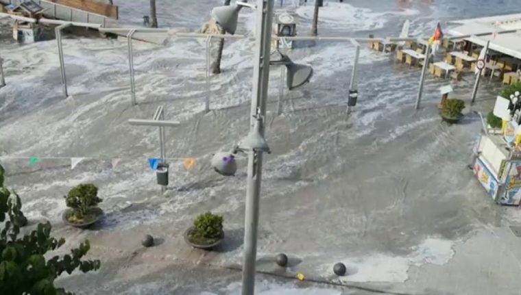 Imatge d'una rissaga a les Balears fa un temps