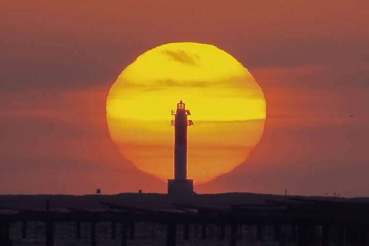 Sortida de sol al Delta de l'Ebre