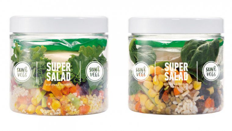 Las nuevas ensaladas de arroz integral y quinoa de Sun&Vegs disponibles en Mercadona por 2,90 euros.