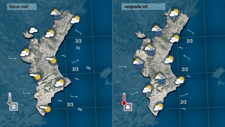 Temps dijous 29 abril