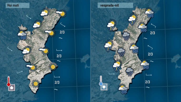 Temps dimarts 20 abril