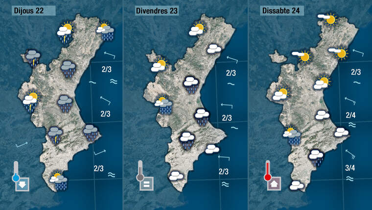 Mapa temps dimecres 21 abril