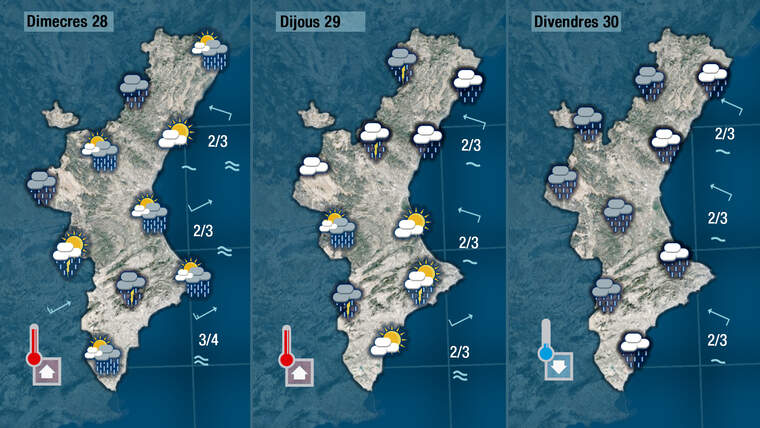 Temps dimecres 28 abril