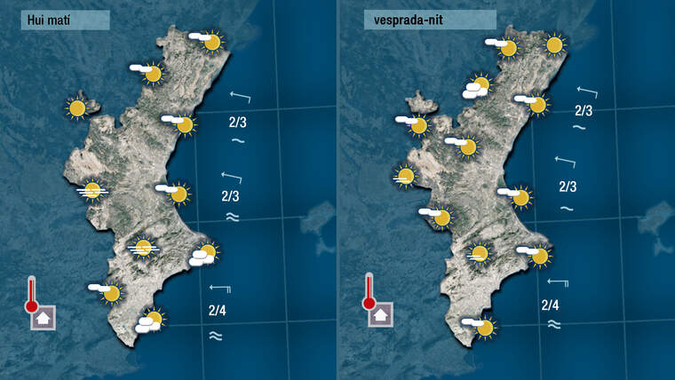Temps dimecres 4 de maig