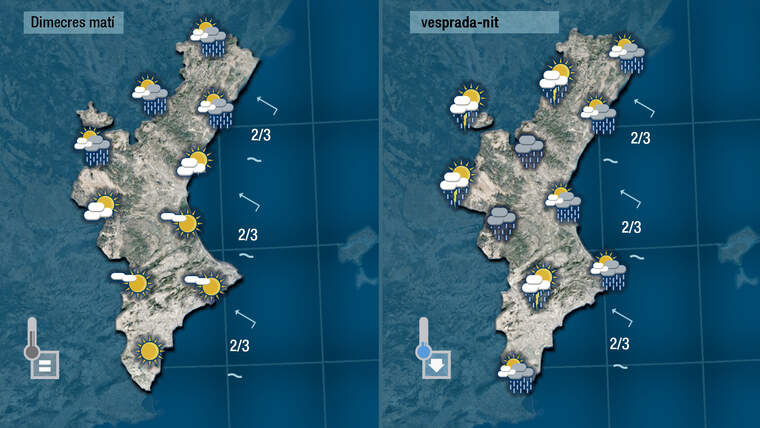 Temps dimecres 21 abril
