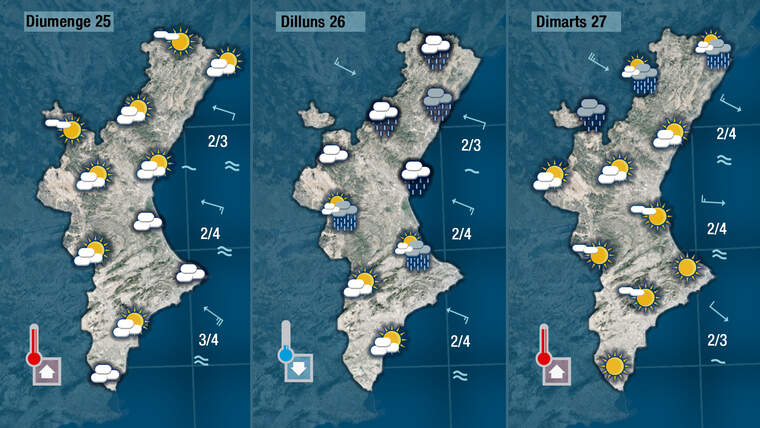 Temps diumenge 25 abril