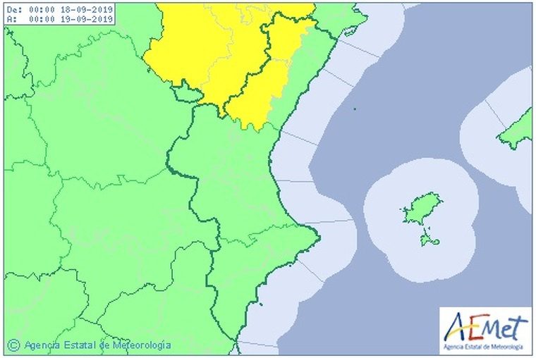 Alerta per tempestes amb calamarsades o pedregades aquest dimecres tarda