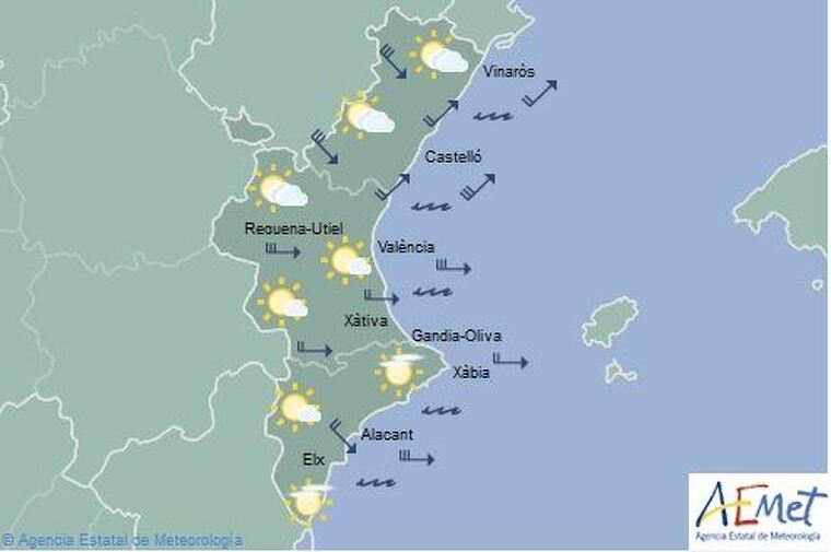 PrevisiÃ³ de sÃ­mbols per a este divendres