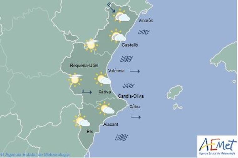 Previsió de sÃmbols per a este dimecres