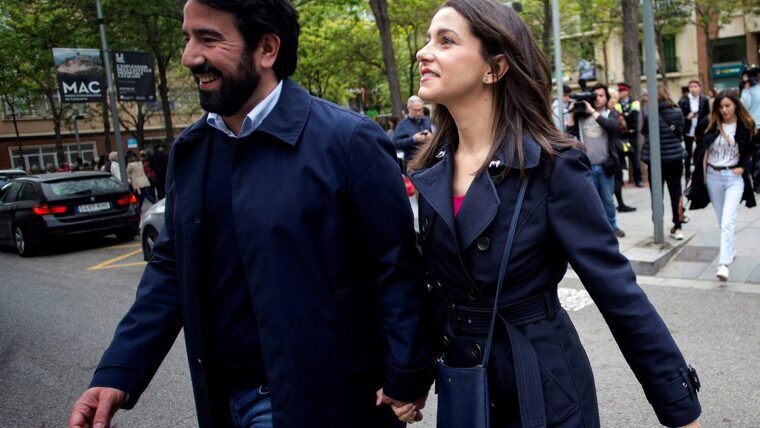 Inés Arrimadas amb el seu marit, Xavier Cima
