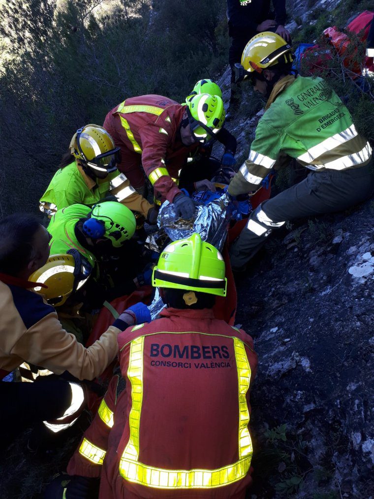 Tasques de rescat dels bombers