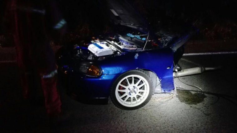 L'estat del vehicle després de l'accident