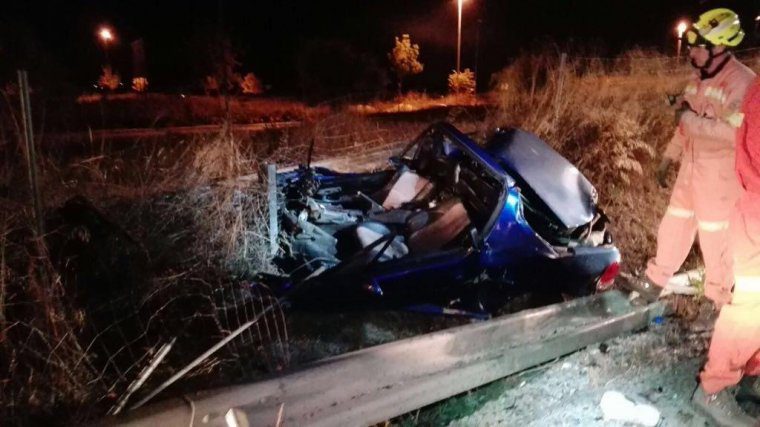 L'estat del vehicle després de l'accident