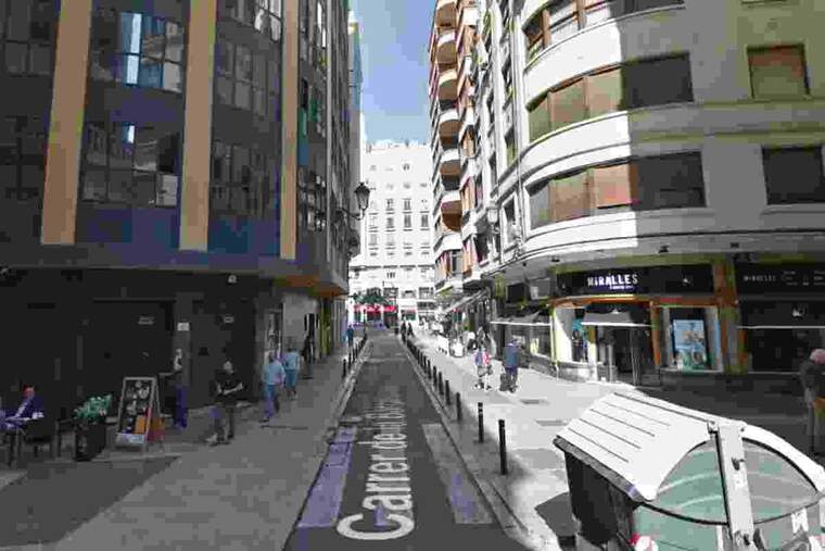 Els fets s'han produït en el carrer de la Barcelonina