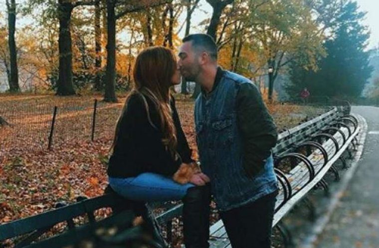 Chabelita y su novio Alberto Isla durante su viaje a Nueva York.
