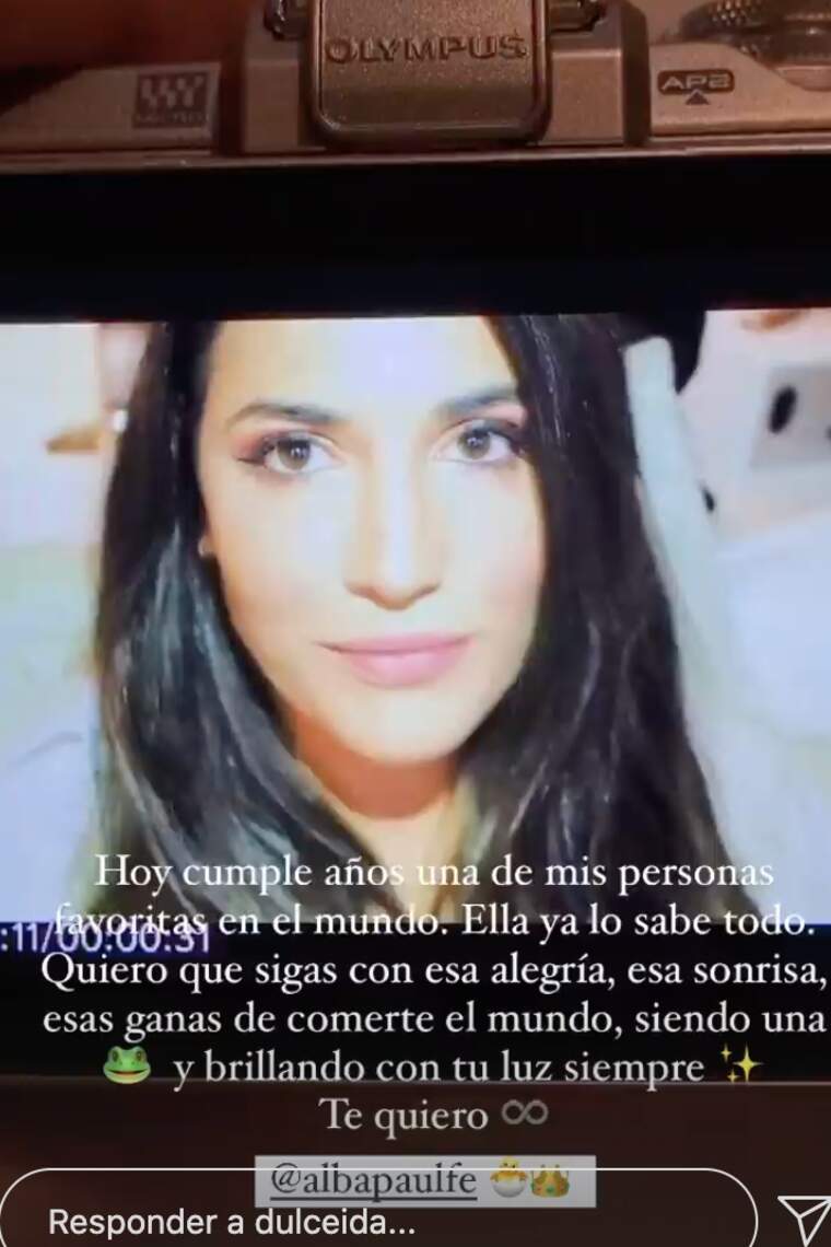 Missatge a Alba Paul|Instagram