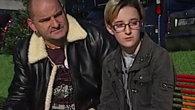 Ekai, el niÃ±o transexual que se ha suicidado, junto ha su padre