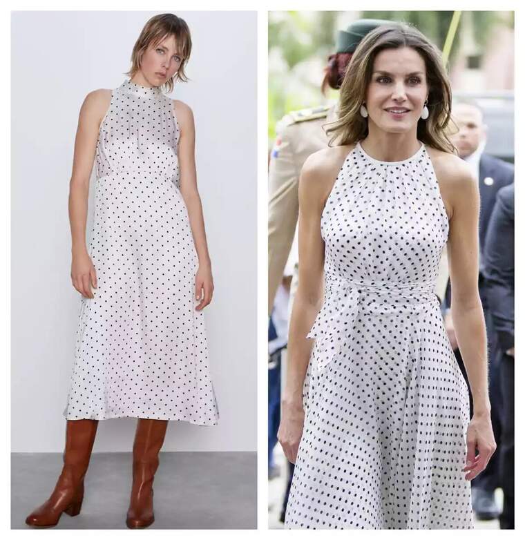 Vestit de Zara i vestit de Carolina Herrera