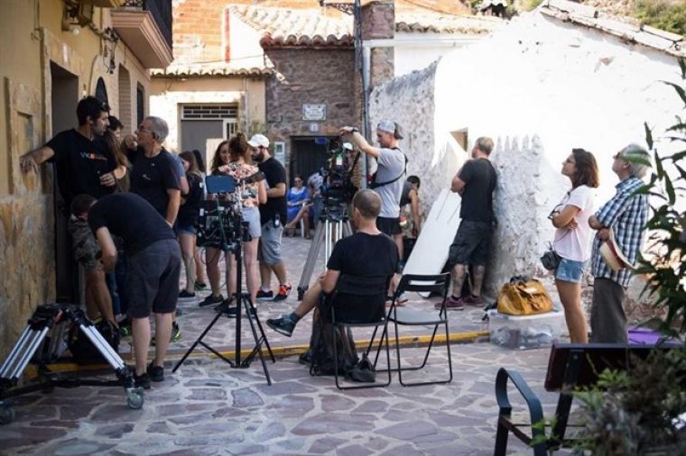 Moment d'una escena de 'La Forastera'