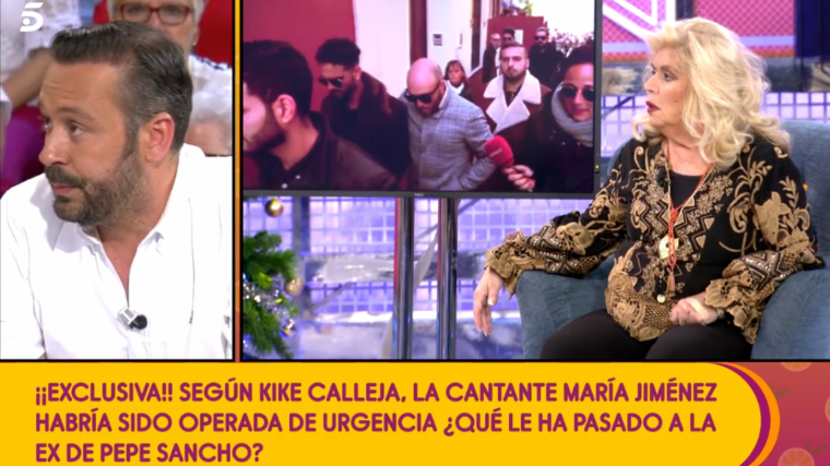 Kike Calleja informava de l'ingres de la cantant