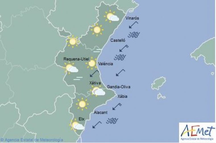 Mapa de símbols per al diumenge 24 de febrer