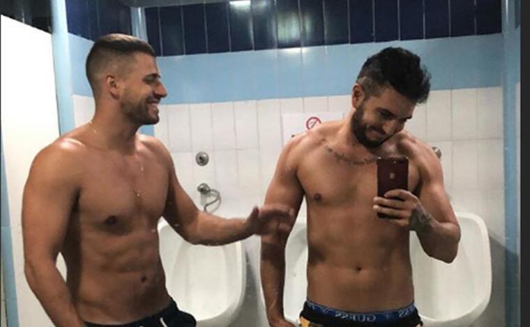 Omar Montes i Albert al gimnÃ s
