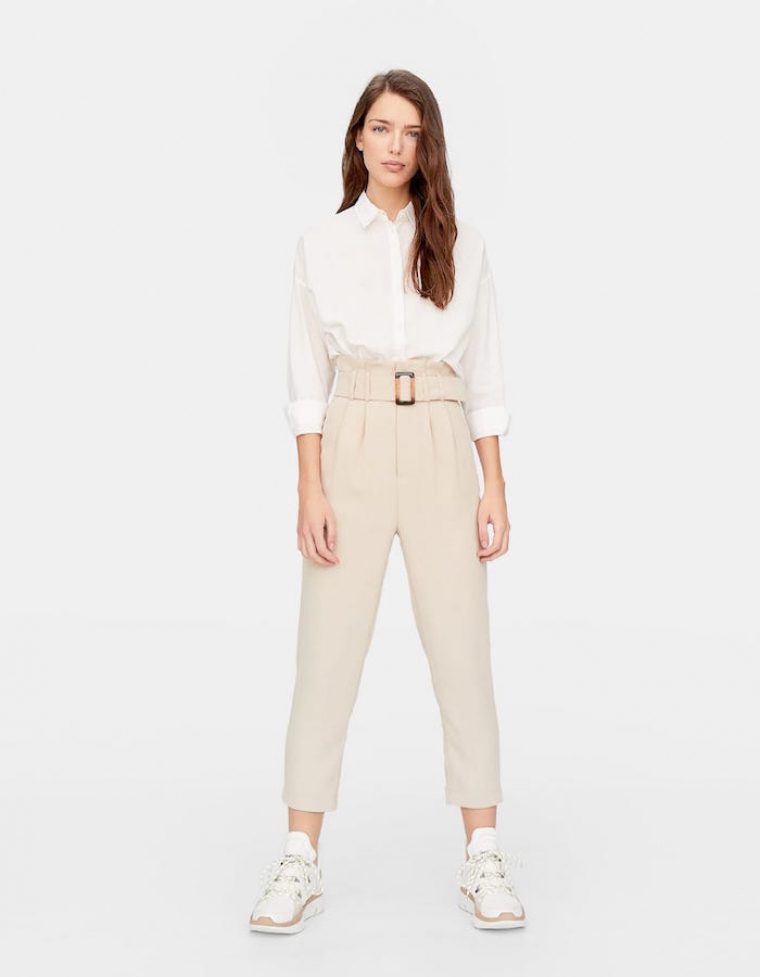 PantalÃ³ amb cintura 'paperbag', un altre imprescindible entre les tendÃ¨ncies