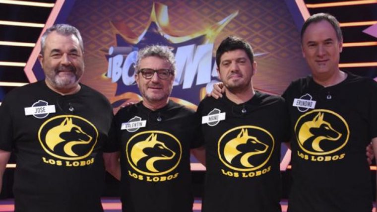 JosÃ© amb els seus companys, 'Los Lobos', del programa 'Â¡Boom!'