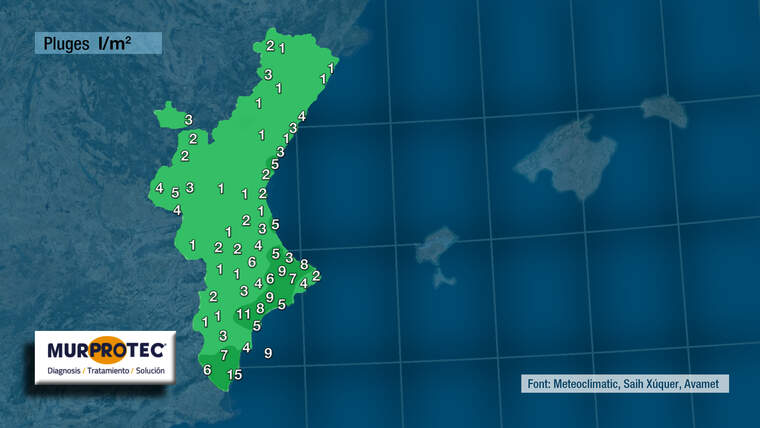 Mapa pluges