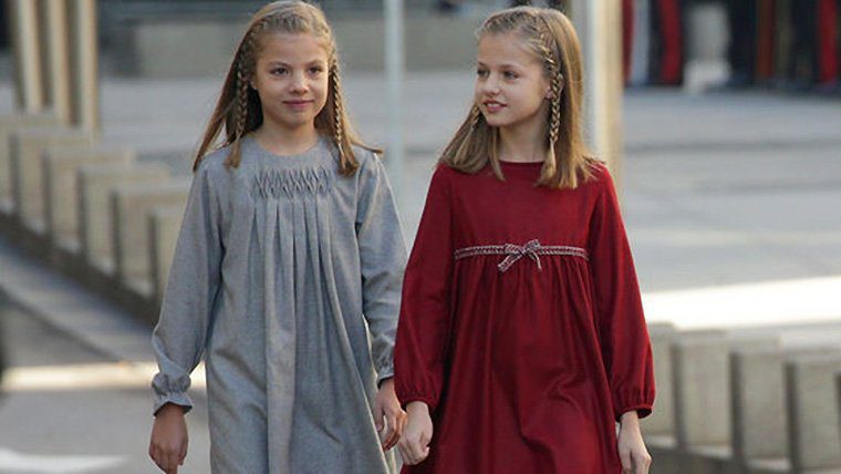Las princesas, Leonor y SofÃ­a.