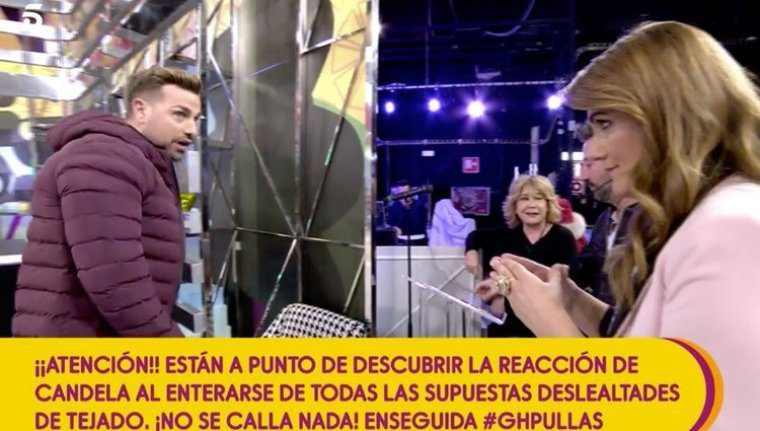 Carlota Corredera intentant moderar la discusiÃ³