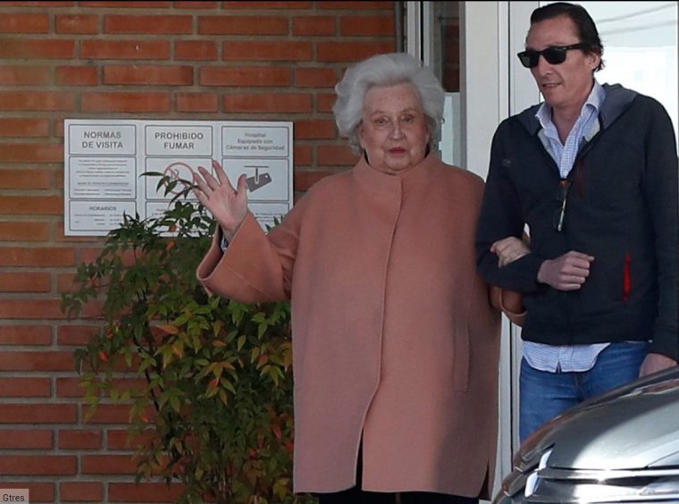 La Infanta Pilar va estar gairebÃ© tres setmanes ingressada