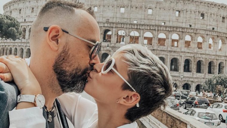 Laura Escanes i Risto a Roma