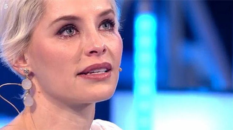Imagen de Soraya muy emocionada.