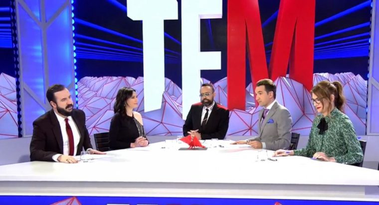 Risto Mejide amb els seus colÂ·laboradors de 'Todo es mentira'
