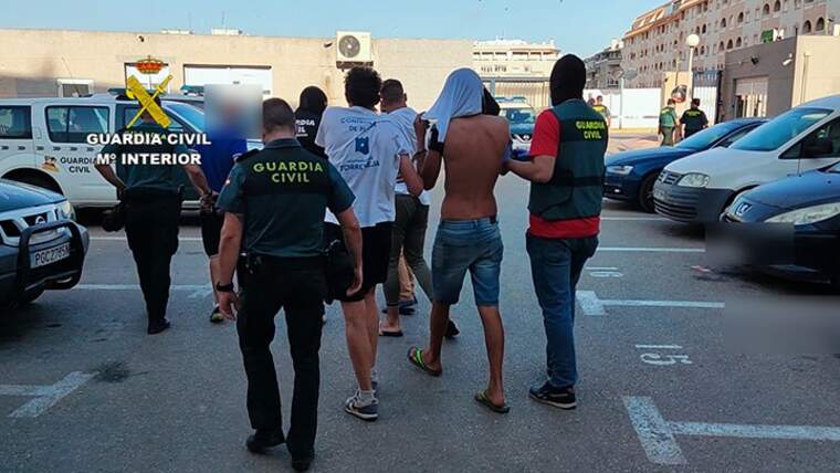 La GuÃ rdia Civil detÃ© a Torrevieja a un grup criminal | GuÃ rdia Civil Alacant