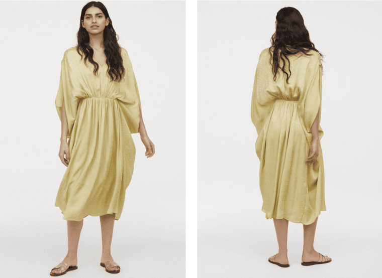 Vestit estil caftÃ  en teixit de jacquard