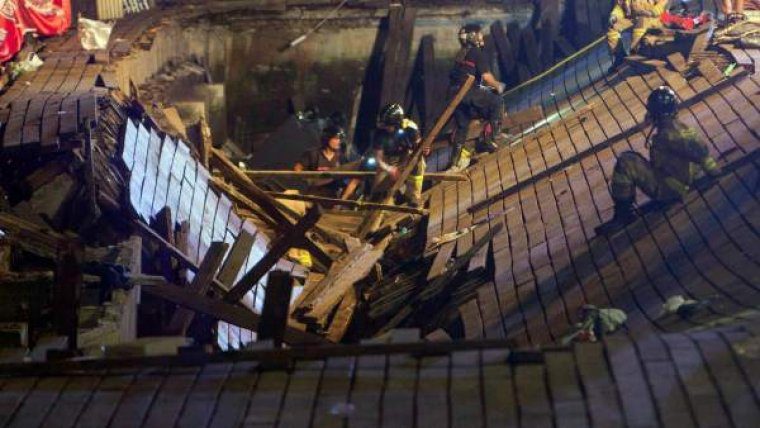Imagen del accidente.