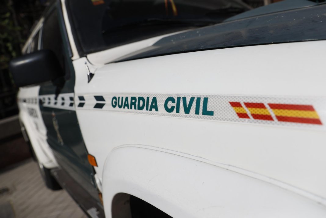 Detall d'un cotxe de la Guàrdia Civil. EFE/Mariscal/Archivo
